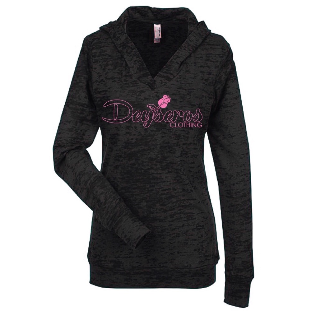 “Pink Rose” Light Hoodie